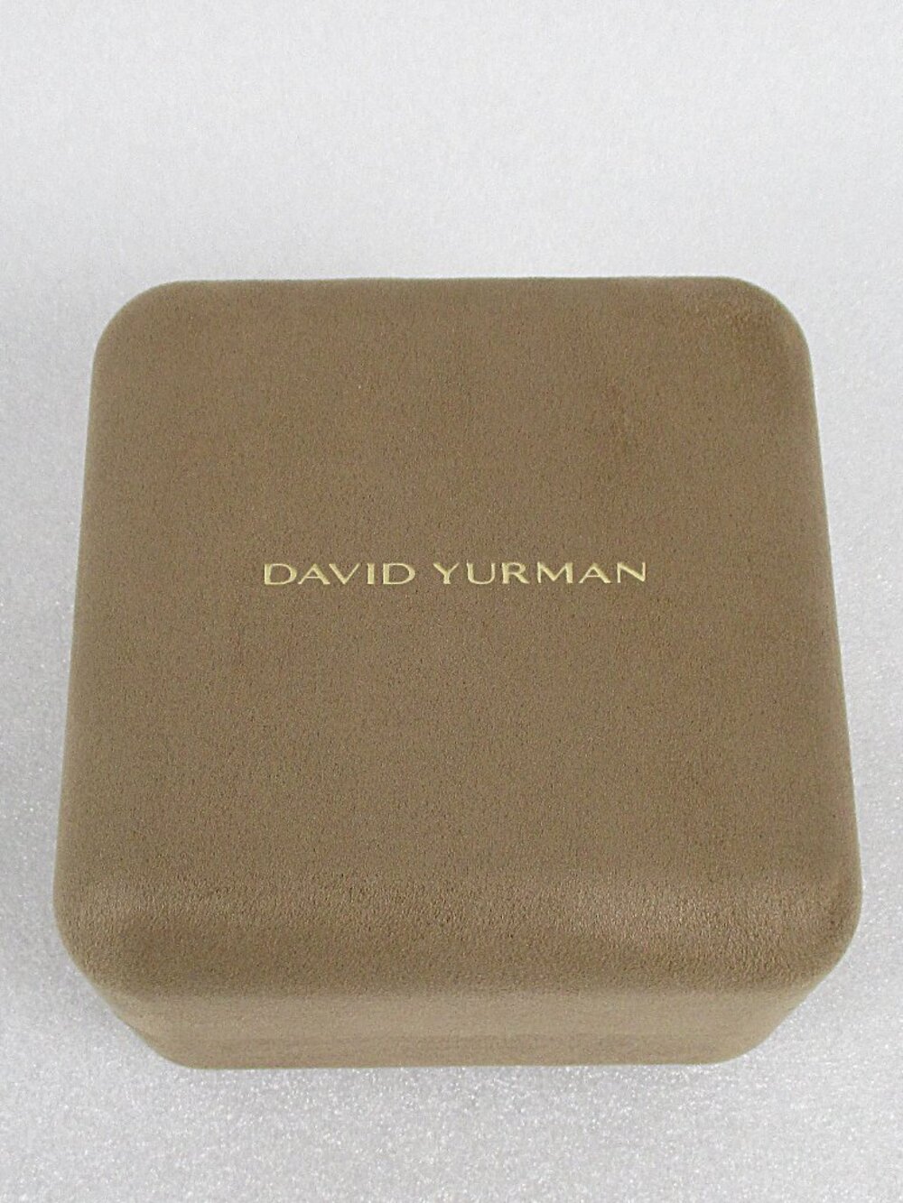 DAVID YURMAN LARGE SUEDECLOTH WATCH BOX